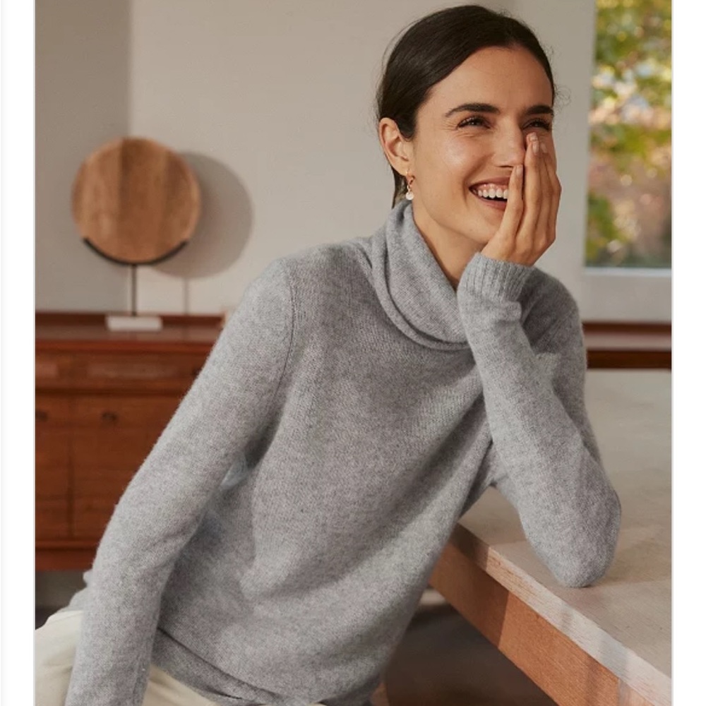 Cotton JCrew Always turtleneck sweater